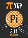 Happy World Pi Day! The ratio of a circleÃ¢â¬â¢s circumference to its diameter