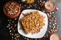 Groundnut Kappalandi Mittayi, Peanut Chikki. Indian snack