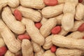 Groundnuts. Background Royalty Free Stock Photo