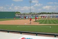 The Grounds Crew Grooming the Infield at Hammond Stadium