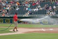 The Grounds Crew Grooming the Infield at Hammond Stadium