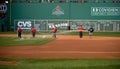 Grounds Crew at Red Sox Opening Day