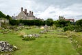 Grounds of Shaftsbury Abbey in Dorset, UK