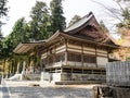 On the grounds of Umpenji, temple number 66 of Shikoku pilgrimage