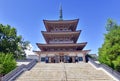 Grounds of Zenkoji Temple, Nagano Japan