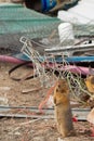 Groundsquirrel on Junkyard Royalty Free Stock Photo