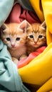 A group of adorable kittens cuddled up together, Portrait Inspirations