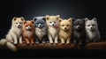 group of adorable puppies