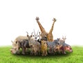 Group of africa animals