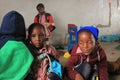 Group of African children playing in a preschool, Swaziland, southern Africa Royalty Free Stock Photo