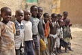 Group of african children at school