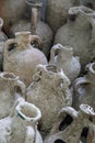 Group of Ancient Amphoras Royalty Free Stock Photo