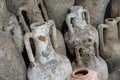 Group of Ancient Amphoras Royalty Free Stock Photo