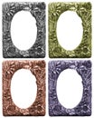 Group of Antique Carved Picture Frames Royalty Free Stock Photo