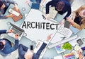 Group of Architect Working in Photo and Illustration