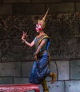 A group of Aspara Dancers were performing at a public perform in Siem Reap,Cambodia.