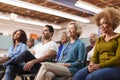 Group Attending Neighborhood Meeting In Community Center Royalty Free Stock Photo