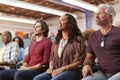 Group Attending Neighborhood Meeting In Community Center Royalty Free Stock Photo