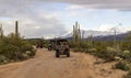 ATV Vehicles On Forest Road Four Peaks Wilderness Arizona Royalty Free Stock Photo