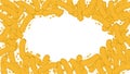 A Group Bacteria illustration on with copy space