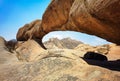 Group of bald granite peaks, Spitzkopp, Namibia Royalty Free Stock Photo