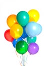 A Group of balloons on white