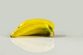 group of bananas with drops on white background Royalty Free Stock Photo