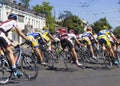 Group of bicycle racers