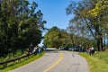 Group of Bird Watchers on the Blue Ridge Parkway