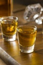 Group of Bourbon Whiskey Shots