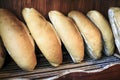 Group of bread in a backery