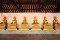 Group of buddha statue,thailand Royalty Free Stock Photo