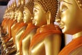 Group of buddha statue,thailand Royalty Free Stock Photo