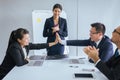 Group of business asian people hands clapping after meeting,Success presentation and coaching seminar at office Royalty Free Stock Photo