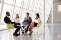 Group Business Meeting In Reception Of Modern Office Royalty Free Stock Photo