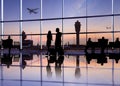 Group of Business People in the Airport Royalty Free Stock Photo