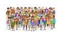 Group of Business People Big Crowd Businesspeople Mix Ethnic Diverse Royalty Free Stock Photo