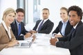 Group Of Business People Having Meeting In Office Royalty Free Stock Photo