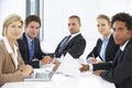 Group Of Business People Having Meeting In Office Royalty Free Stock Photo