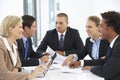 Group Of Business People Having Meeting In Office Royalty Free Stock Photo