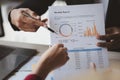 Group business people are having a meeting and planning their business together in the conference room, leaders of startup Royalty Free Stock Photo