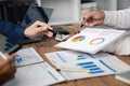 Group business people are having a meeting and planning their business together in the conference room, leaders of startup Royalty Free Stock Photo