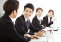 Group of business people having meeting together Royalty Free Stock Photo