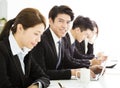 Group of business people having meeting together Royalty Free Stock Photo