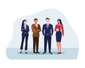 Group of business people illustration