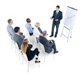 Group of Business People Listening To Presentation Royalty Free Stock Photo