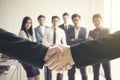 Group of business people making handshake agreement. Royalty Free Stock Photo