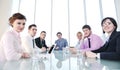 Group of business people at meeting Royalty Free Stock Photo