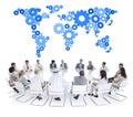 Group of Business People Meeting Royalty Free Stock Photo