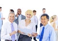Group of Business People Meeting Concepts Royalty Free Stock Photo